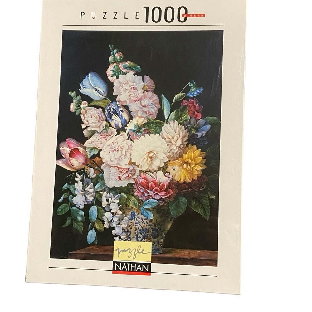 Nathan Grands Peintres Fiori A Desportes 1000 Piece Jigsaw Puzzle